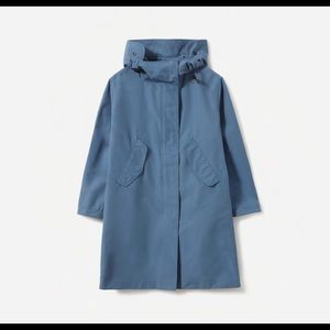 Everlane ReNew Anorak Dusty Blue EUC